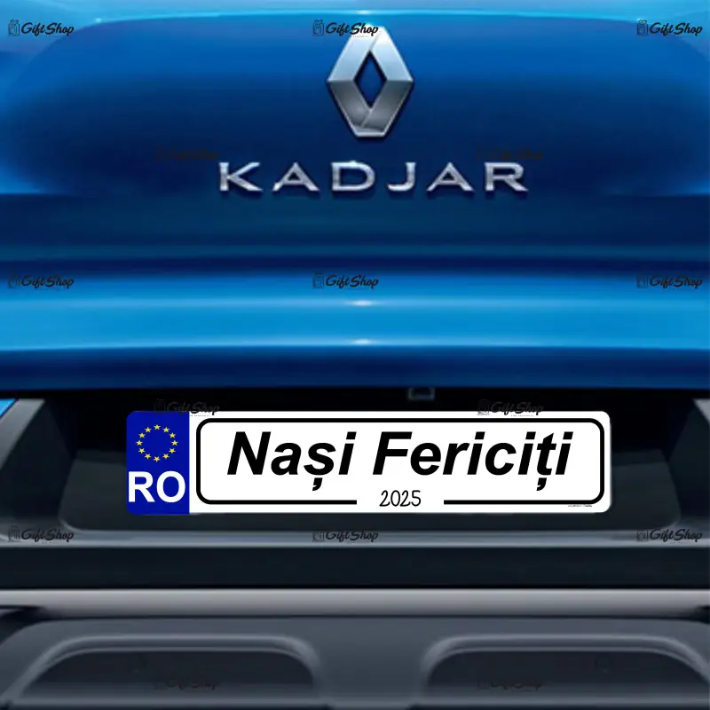 Nasi fericiti, indicator masina, 200x60 mm, model 2